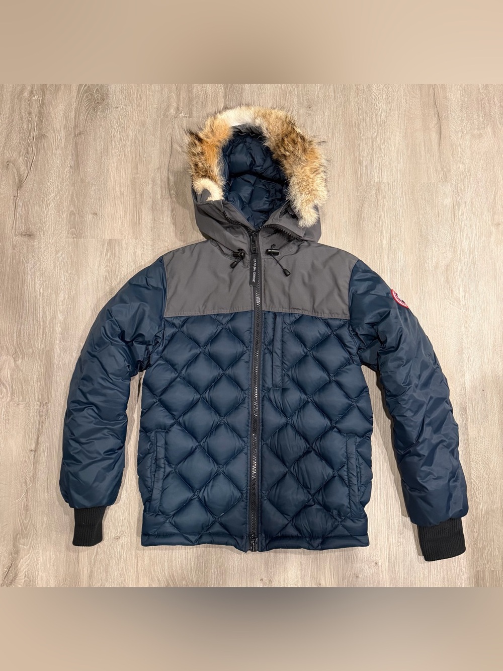 CANADA GOOSE Men’s Pritchard Coat With Coyote Fur Trim